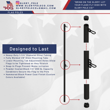 Load image into Gallery viewer, 3' x 5' GloryPoleCo Flag Pole
