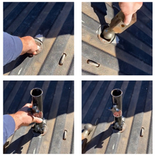 Load image into Gallery viewer, GloryPoleCo Square B&W-Style Gooseneck Mount