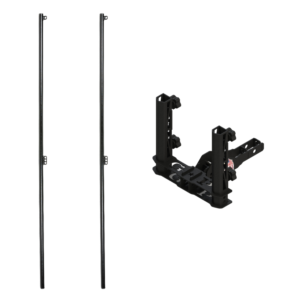 2-Pole Flag Pole and Mount Package