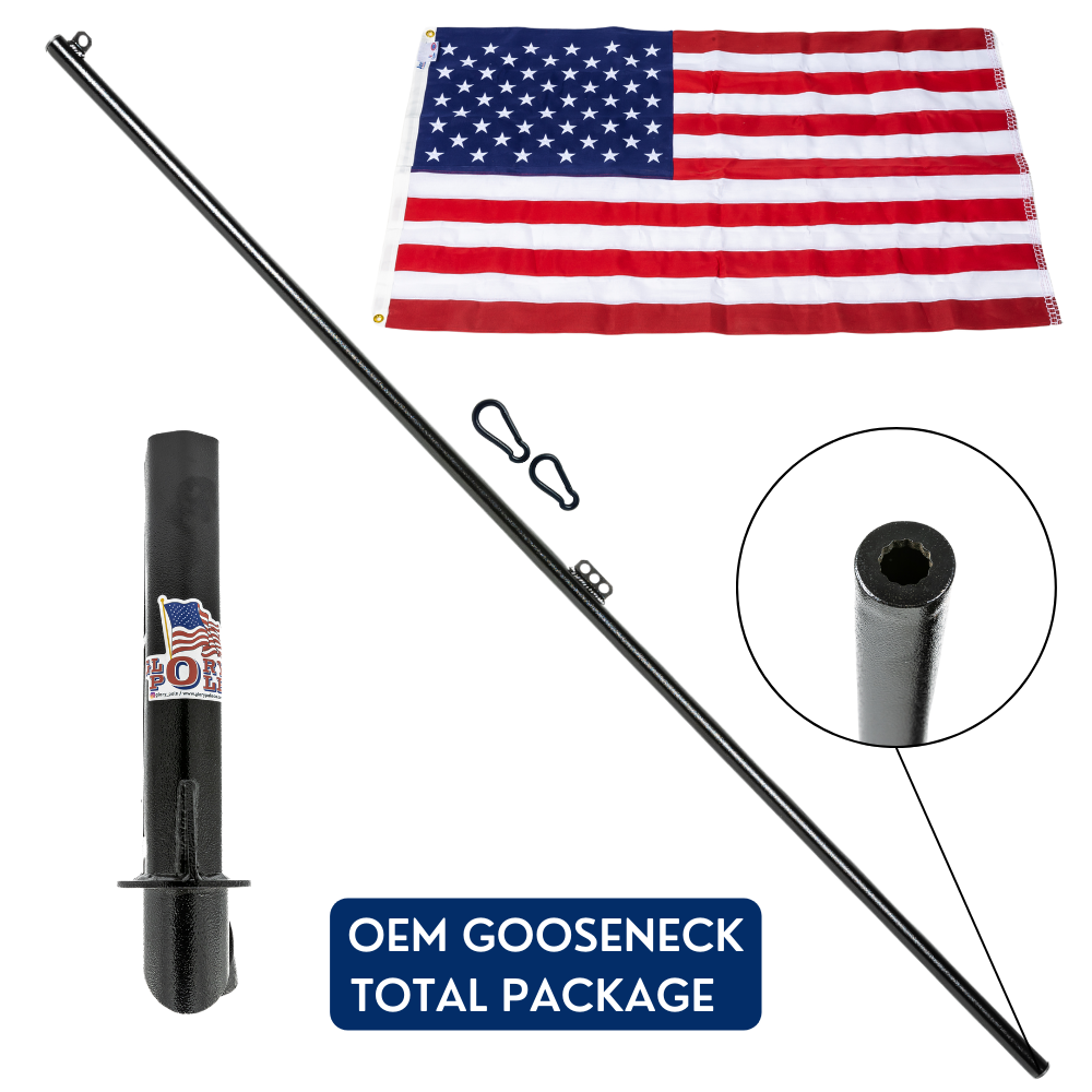 Gooseneck flag pole deals